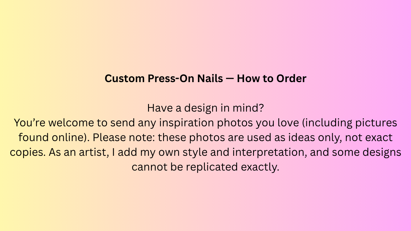Custom Press-on Nails